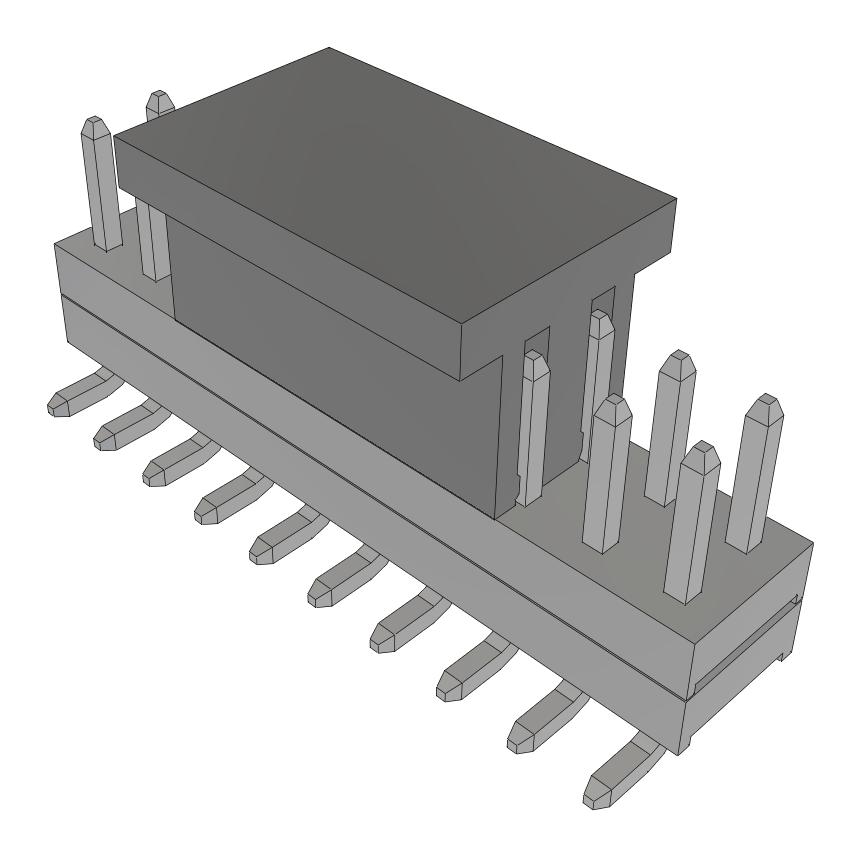 Samtec Tw-10-02-T-D-170-Sm-P-Fr Stacking Connector, Hdr, 20Pos, 2Row, 2mm