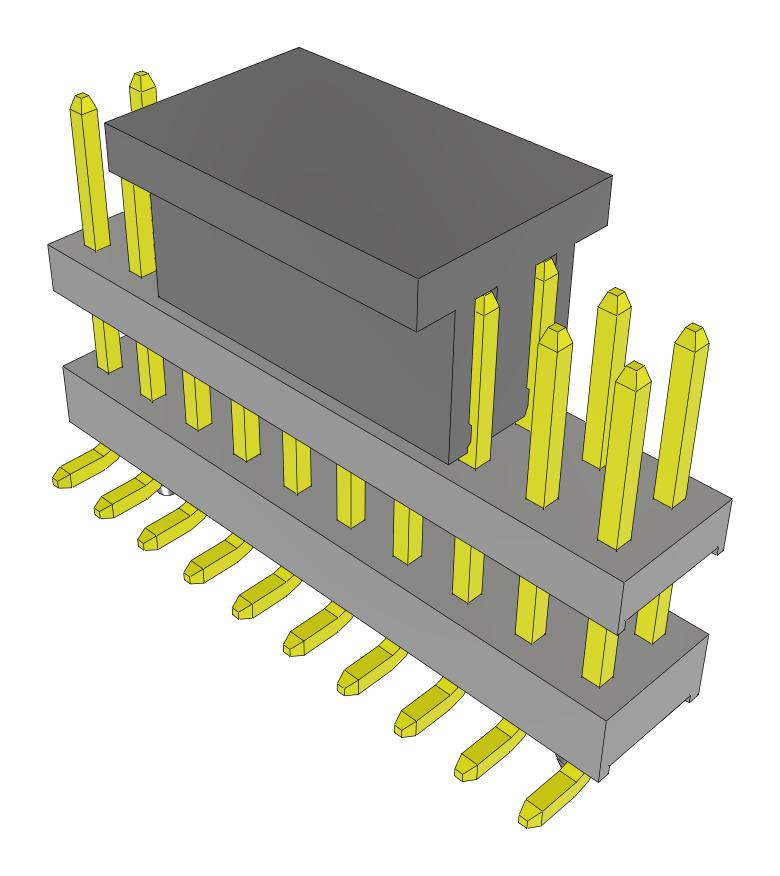 Samtec Tw-10-03-L-D-290-Sm-A-P-Fr Stacking Connector, Hdr, 20Pos, 2Row, 2mm