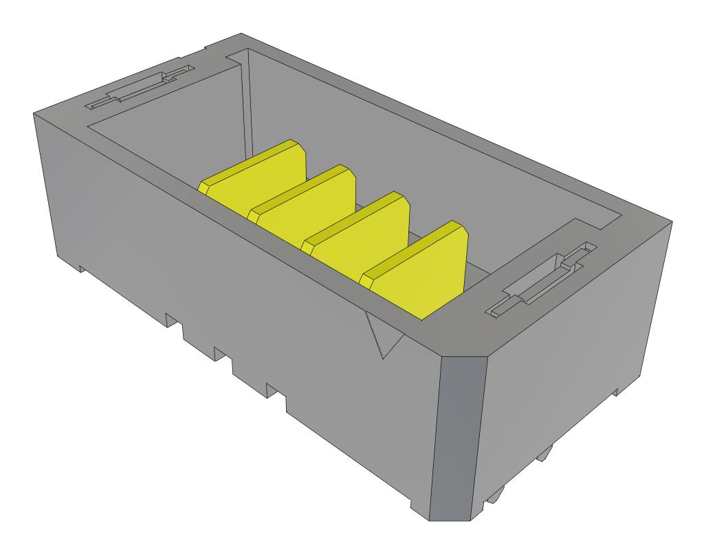 Samtec Umpt-04-01.5-L-V-S-W-Fr Connector, Hdr, 4Pos, 1Row, 2mm