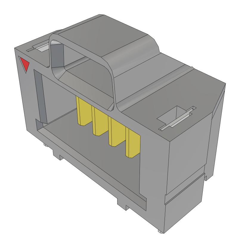 Samtec Umpt-04-01-L-Ra-Wt-P-Fr Connector, R/a Hdr, 4Pos, 1Row, 2mm