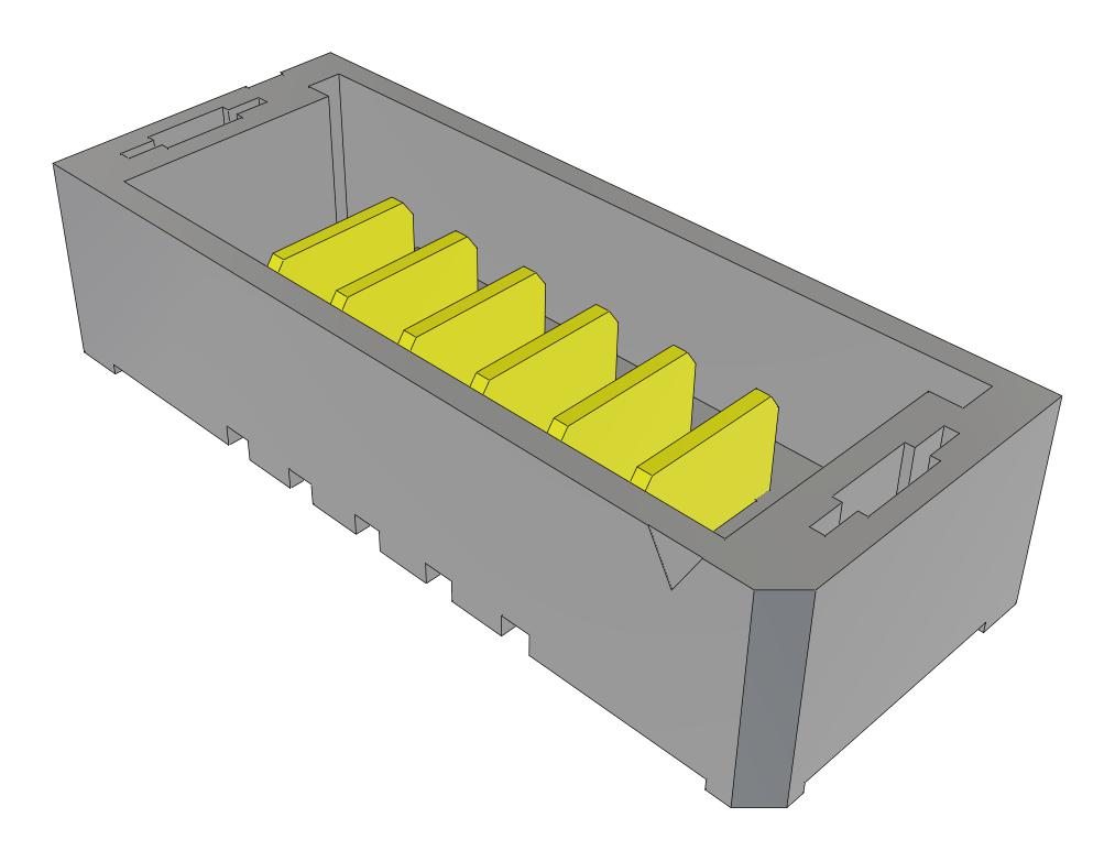 Samtec Umpt-06-01.5-G-V-S-Fr Connector, Hdr, 6Pos, 1Row, 2mm