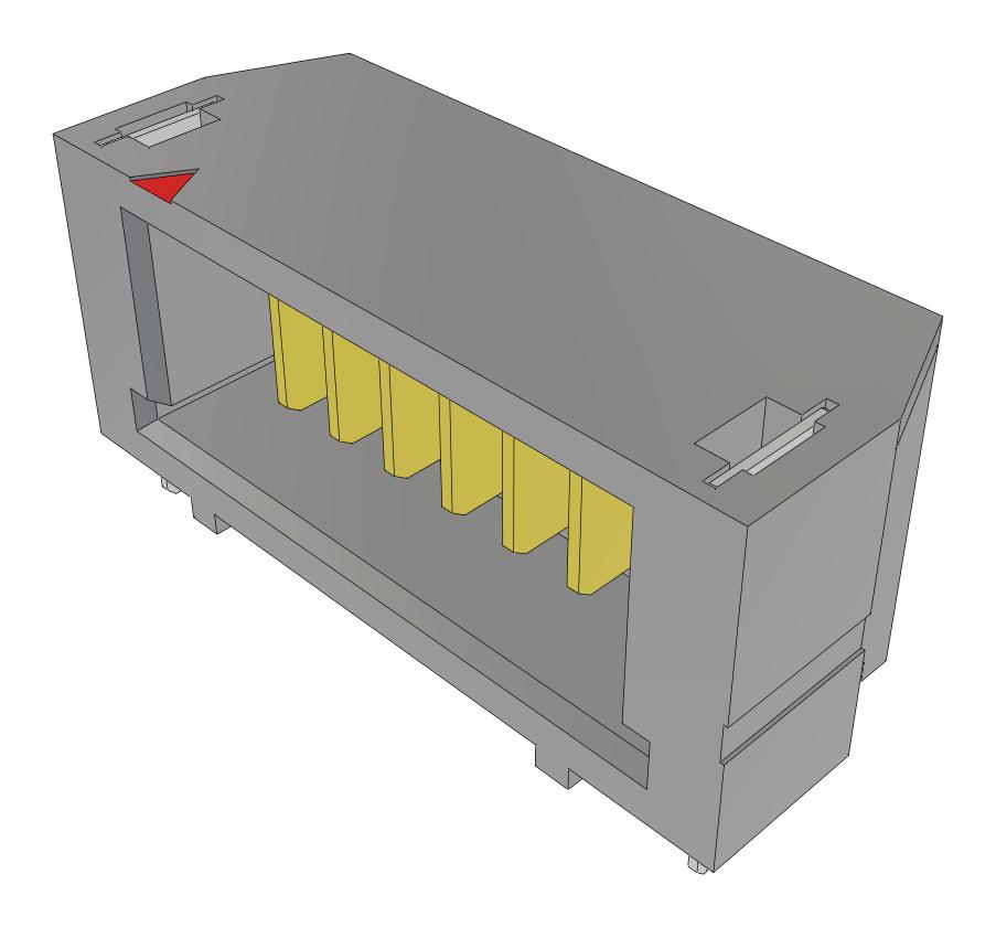 Samtec Umpt-06-01-L-Ra-Wt-Fr Connector, R/a Hdr, 6Pos, 1Row, 2mm