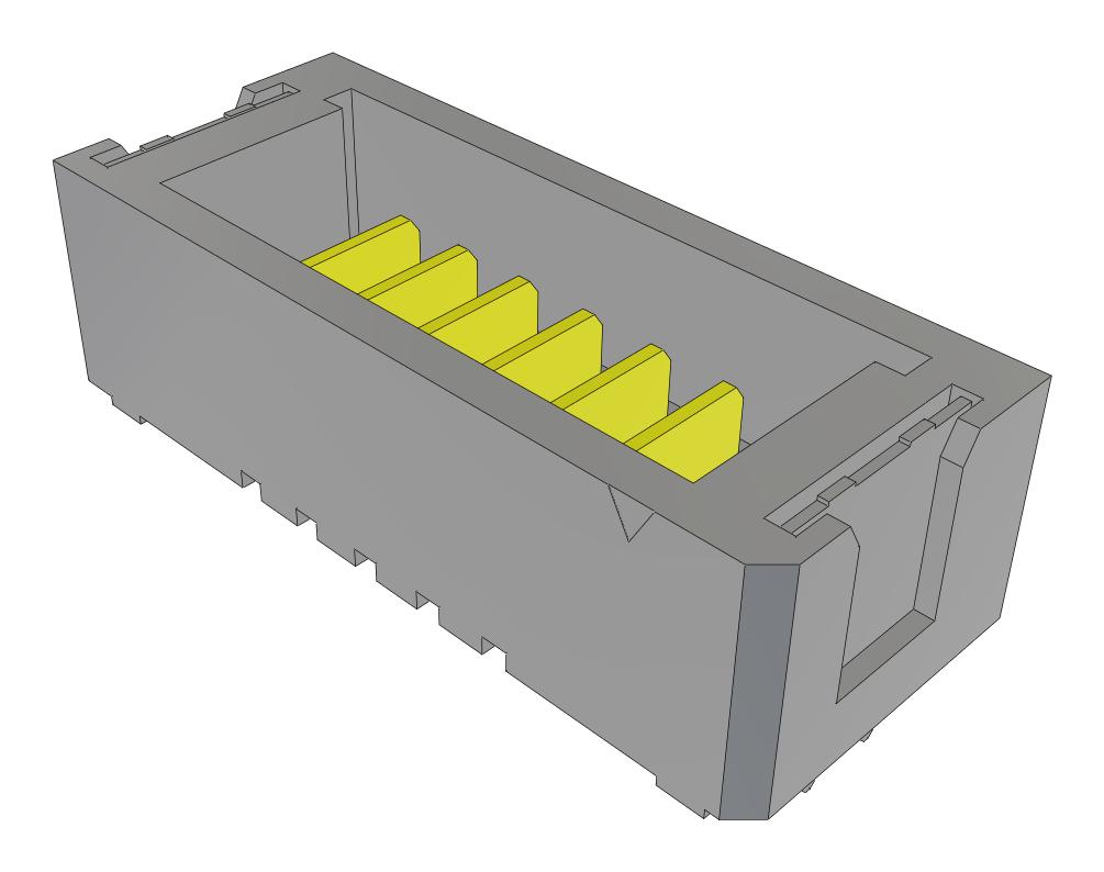 Samtec Umpt-06-02.5-S-V-S-W-M-Fr Connector, Hdr, 6Pos, 1Row, 2mm