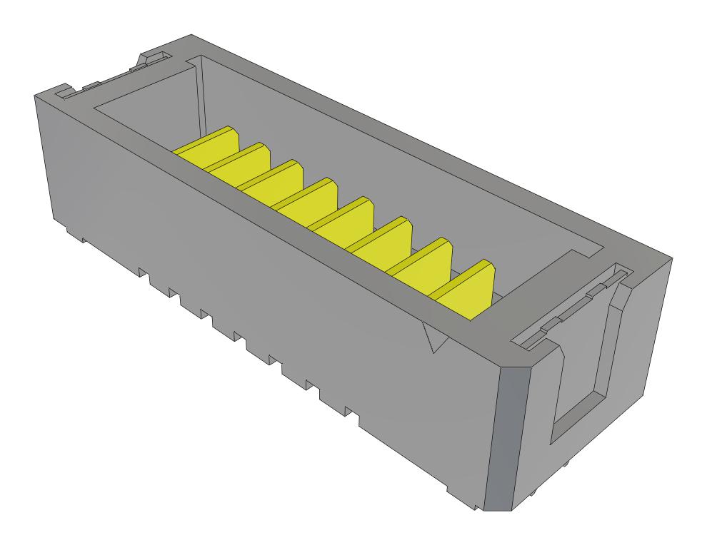 Samtec Umpt-08-02.5-L-V-S-W-M-Fr Connector, Hdr, 8Pos, 1Row, 2mm