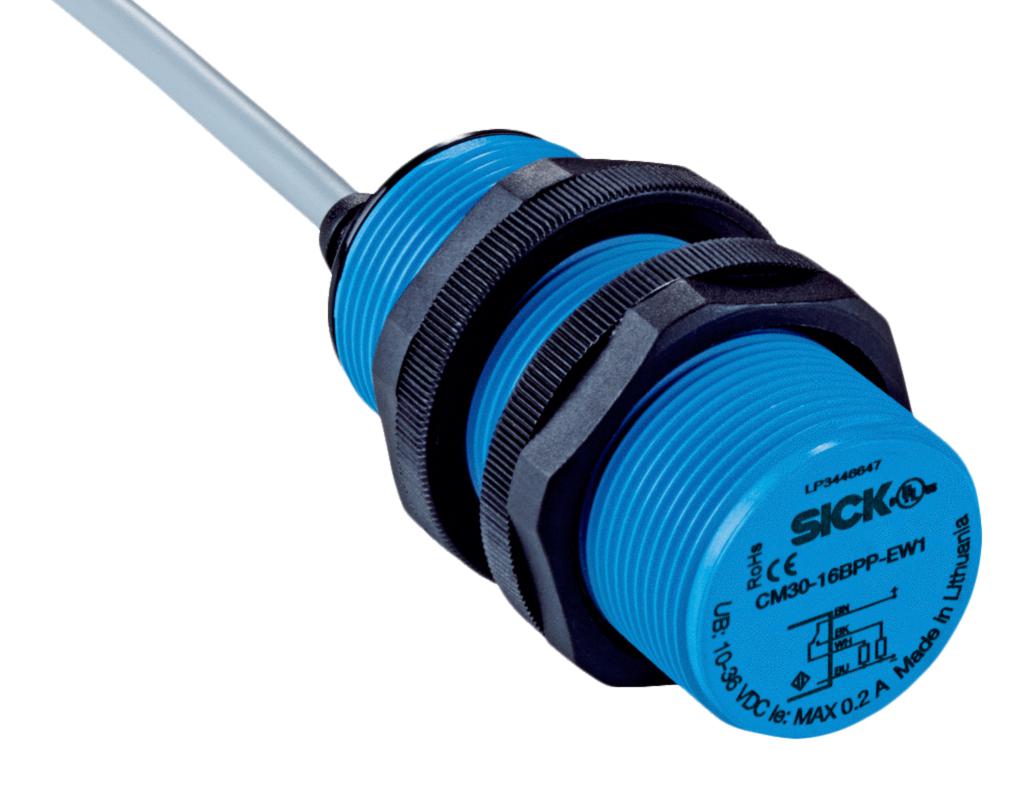 Sick Cm30-16Bnp-Ew1 Capacitor Prox Sensor, 16mm, Comp Npn, 36V