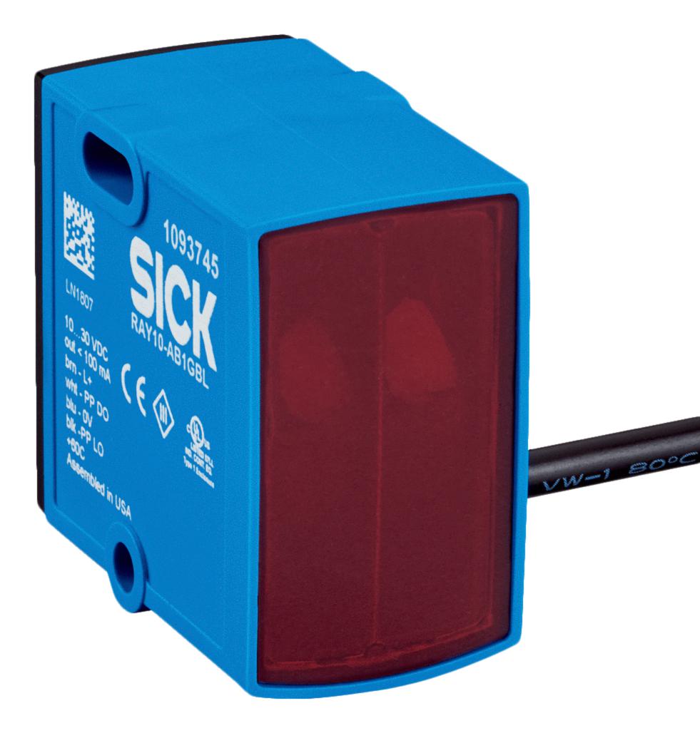 Sick Ray10-Ab5Cbla00 Photoelectric Sensor, 1.5M, Npn / Pnp