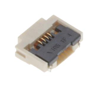 Hirose Tf31-4S-0.5Sh(800) Connector, Ffc/fpc, R/a Rcpt, 4P, 1Row, 0.5mm