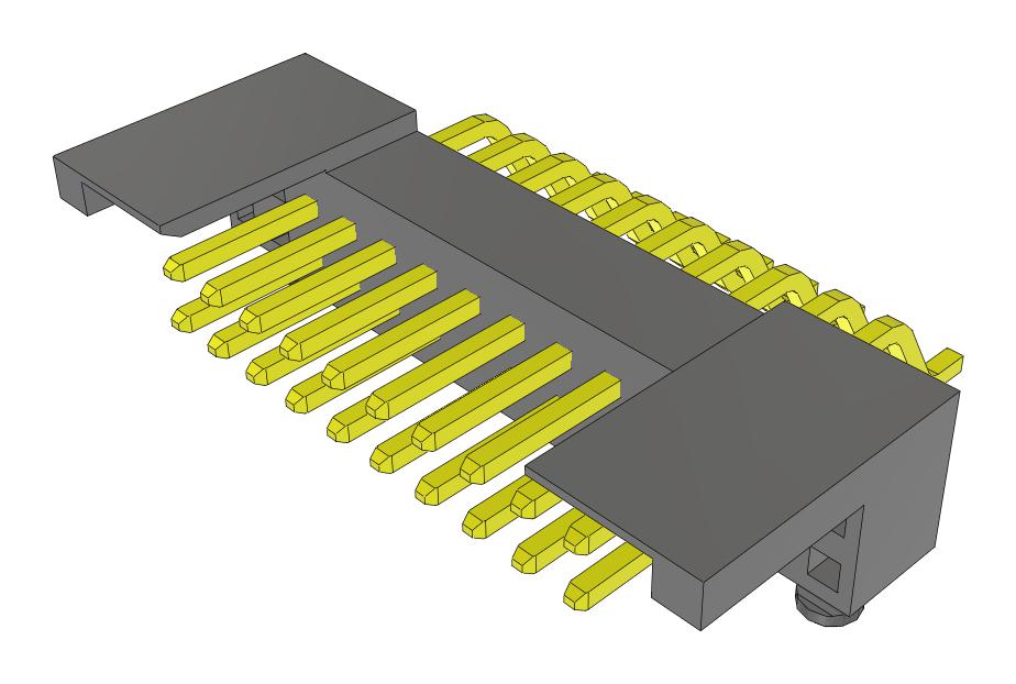 Samtec Fsh-110-04-Lm-Dh-Sl-Fr Connector, R/a Header, 20P, 2Row, 1.27mm, Smt