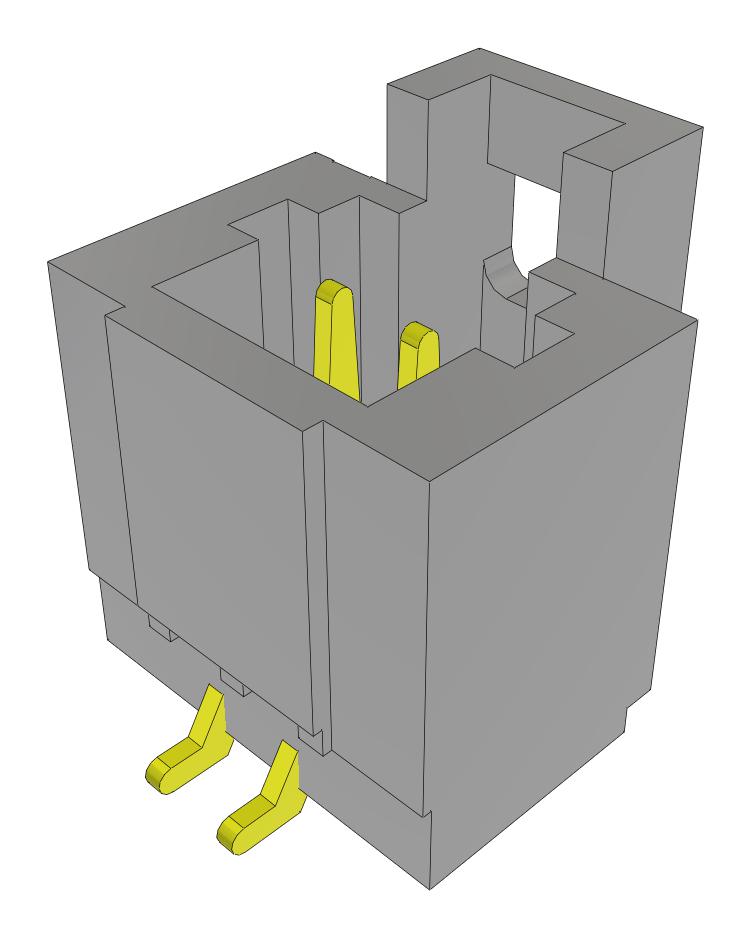 Samtec T1M-02-F-Sv-L-Fr Pin Headers Pc Board Connectors