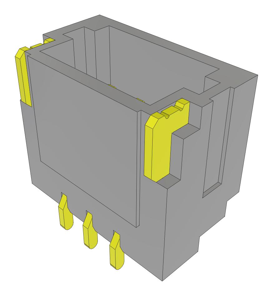 Samtec T1M-03-Gf-S-Ra-Fr Pin Headers Pc Board Connectors