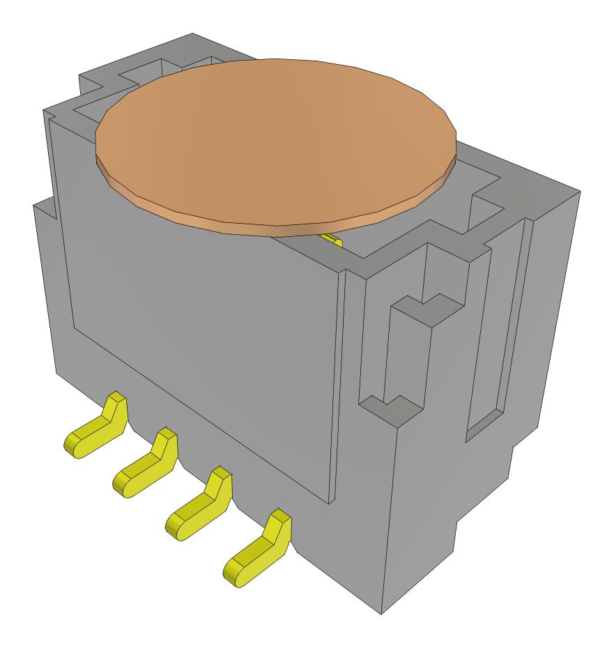 Samtec T1M-04-Gf-S-V-K-Fr Pin Headers Pc Board Connectors