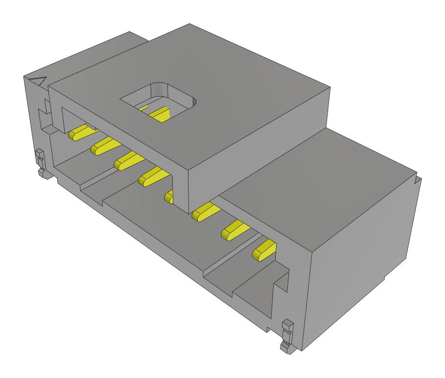 Samtec T1M-08-F-Sh-L-Fr Pin Headers Pc Board Connectors