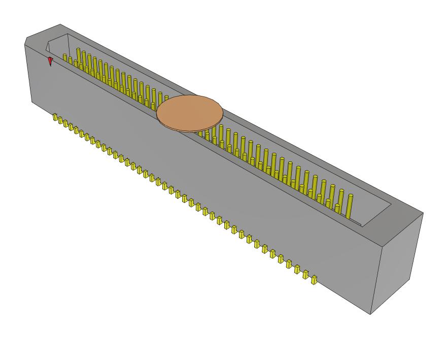 Samtec Tem-140-02-04.0-H-D-A-K-Fr Connector, Header, 80Pos, 2Row, 0.8mm, Smt