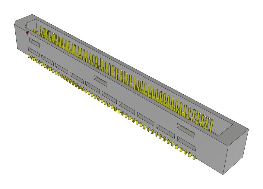 Samtec Tem-150-02-03.0-H-D-A-Fr Connector, Header, 100Pos, 2Row, 0.8mm, Smt