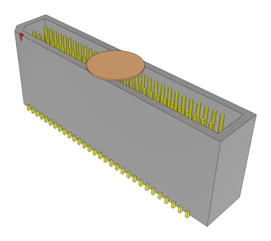 Samtec Tems-130-02-07.0-H-D-A-K-Fr Connector, Header, 60Pos, 2Row, 0.8mm, Smt