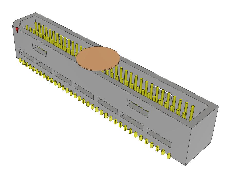 Samtec Tems-135-02-03.0-H-D-K-Fr Connector, Header, 70Pos, 2Row, 0.8mm, Smt