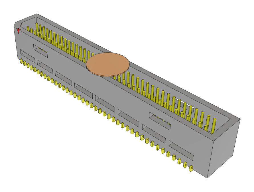 Samtec Tems-140-02-03.0-Fg-D-A-K-Fr Connector, Header, 80Pos, 2Row, 0.8mm, Smt