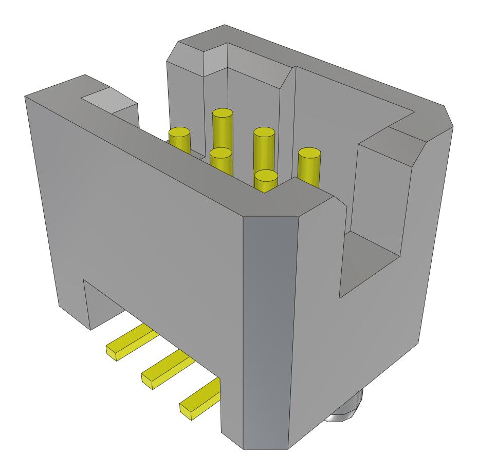 Samtec Tfc-103-02-L-D-A-Fr Connector, Header, 6Pos, 2Row, 1.27mm, Smt