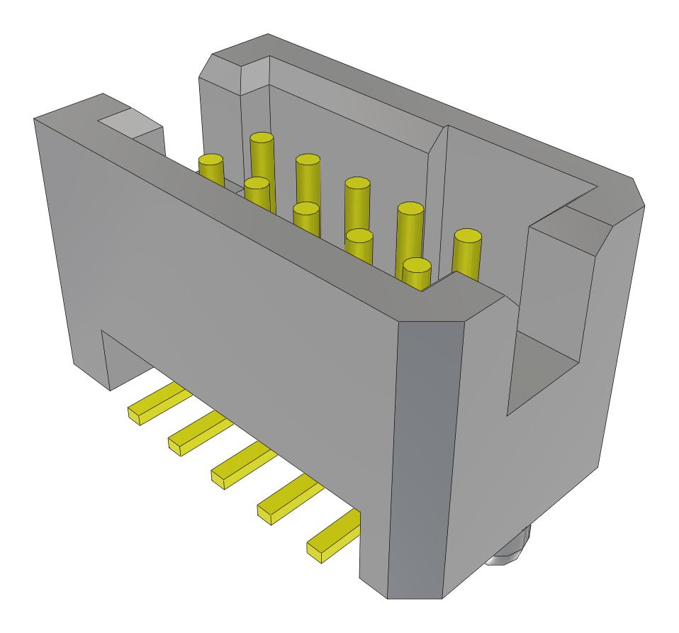 Samtec Tfc-105-02-L-D-A-Fr Connector, Header, 10Pos, 2Row, 1.27mm, Smt