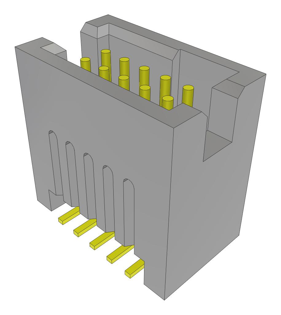 Samtec Tfc-105-22-F-D-Fr Connector, Header, 10Pos, 2Row, 1.27mm, Smt