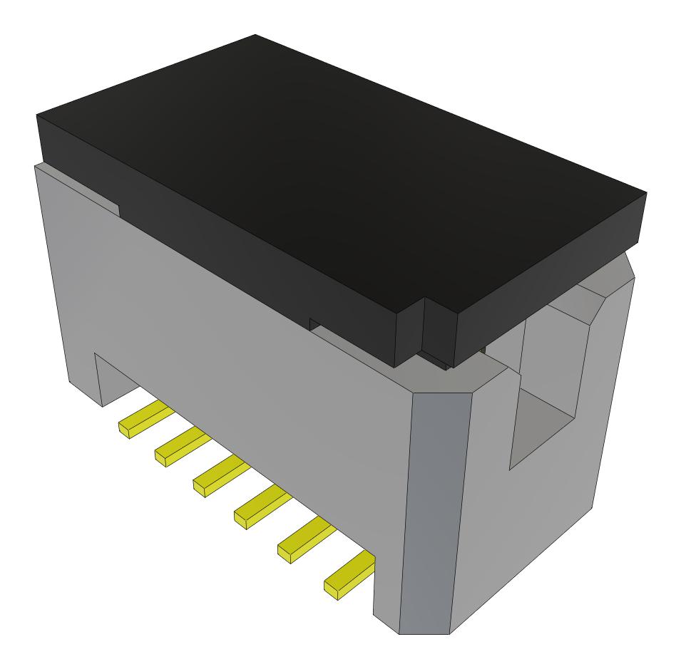 Samtec Tfc-106-02-F-D-P-Fr Connector, Header, 12Pos, 2Row, 1.27mm, Smt