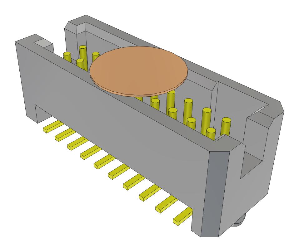 Samtec Tfc-110-02-F-D-A-K-Fr Connector, Header, 20Pos, 2Row, 1.27mm, Smt