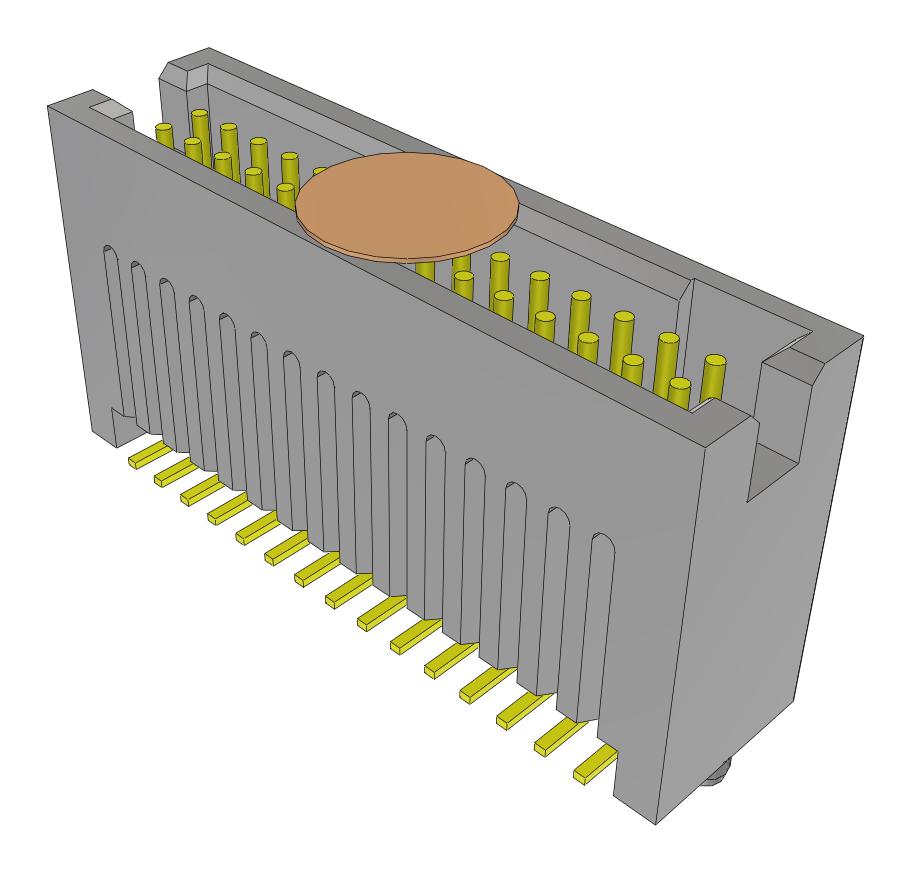 Samtec Tfc-115-32-F-D-A-K-Fr Connector, Header, 30Pos, 2Row, 1.27mm, Smt