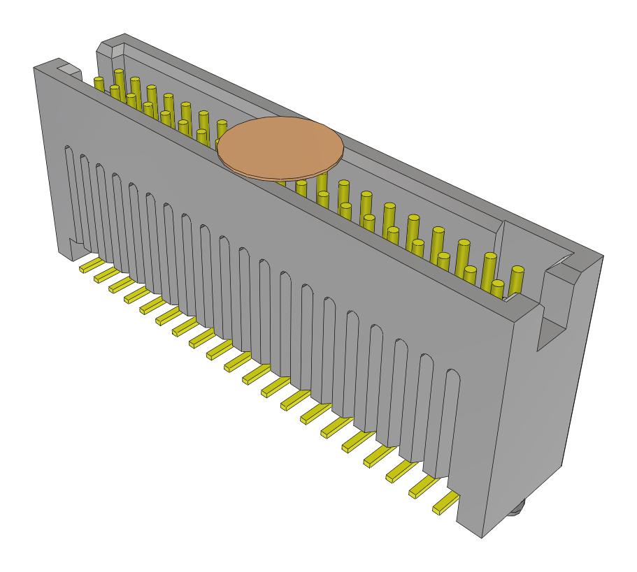 Samtec Tfc-120-32-F-D-A-K-Fr Connector, Header, 40Pos, 2Row, 1.27mm, Smt