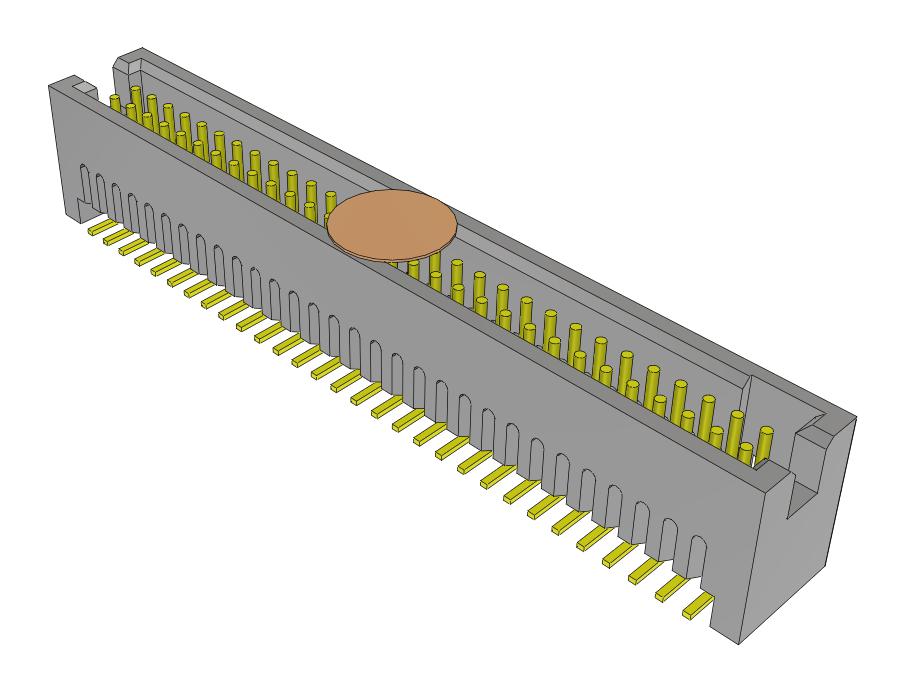 Samtec Tfc-130-12-F-D-K-Fr Connector, Header, 60Pos, 2Row, 1.27mm, Smt