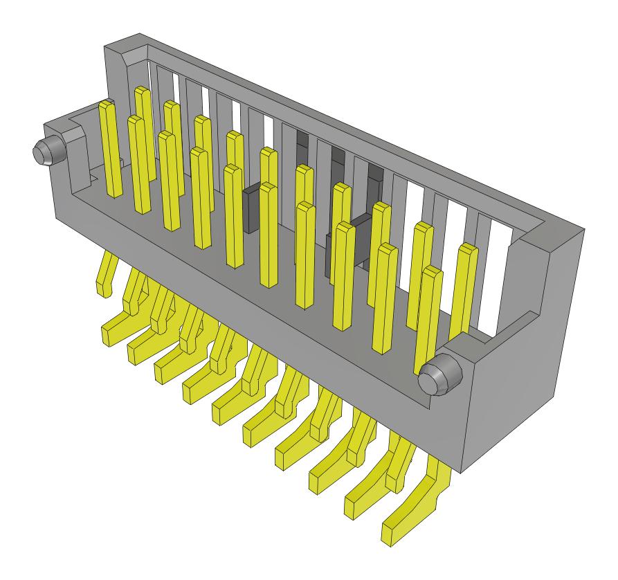 Samtec Tssh-110-01-L-Dh-A-P-Fr Connector, R/a Header, 20P, 2Row, 2.54mm, Smt