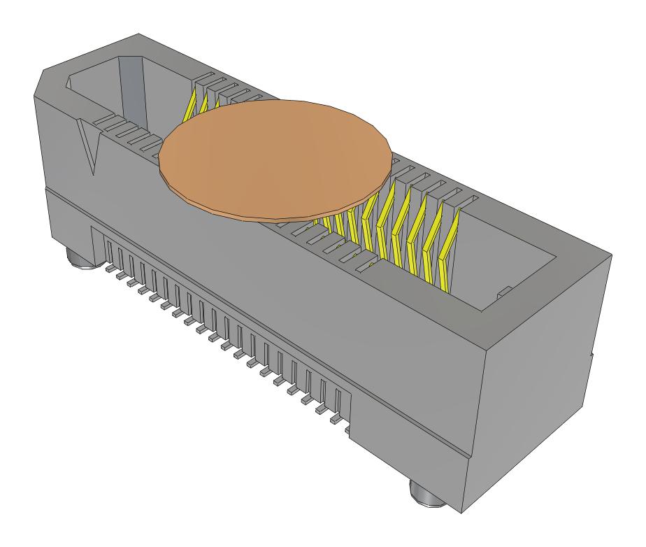 Samtec Erf5-020-05.0-L-Dv-K-Fr Mezzanine Connector, Rcpt, 40P, 2R, 0.5mm