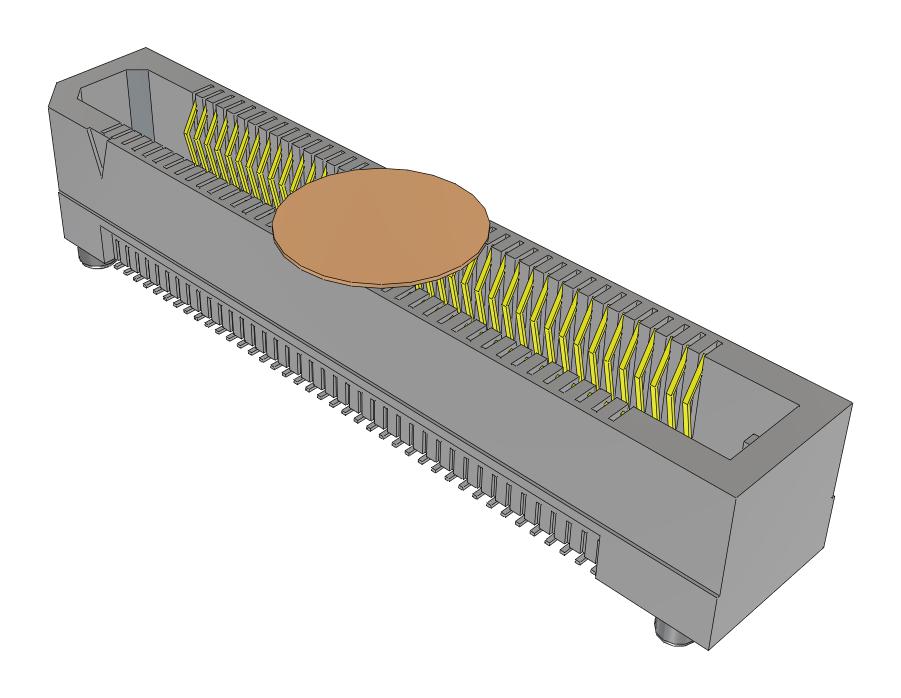 Samtec Erf5-040-05.0-L-Dv-K-Fr Mezzanine Connector, Rcpt, 80P, 2R, 0.5mm