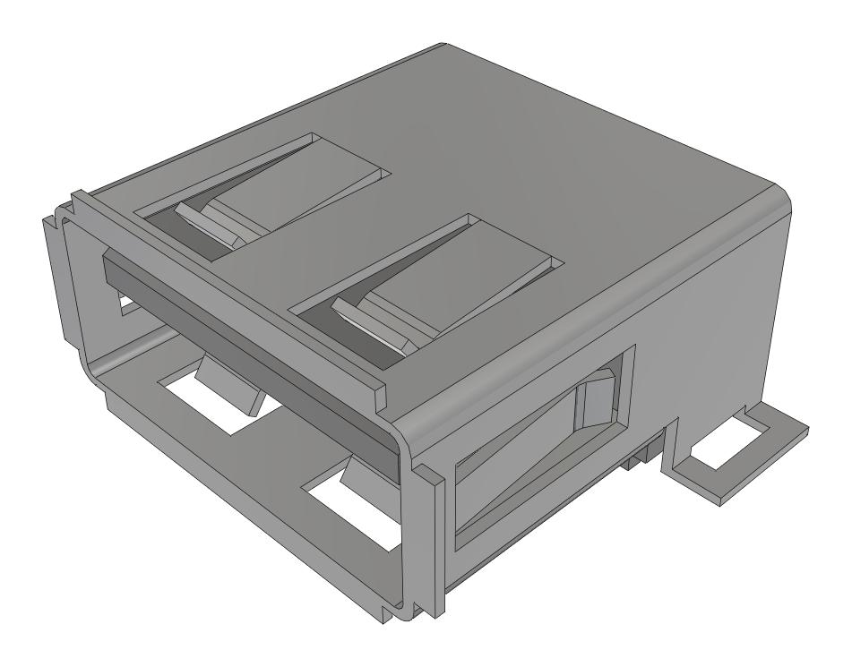 Samtec Usb-A-S-F-B-Sm2-Fr Usb Connectors