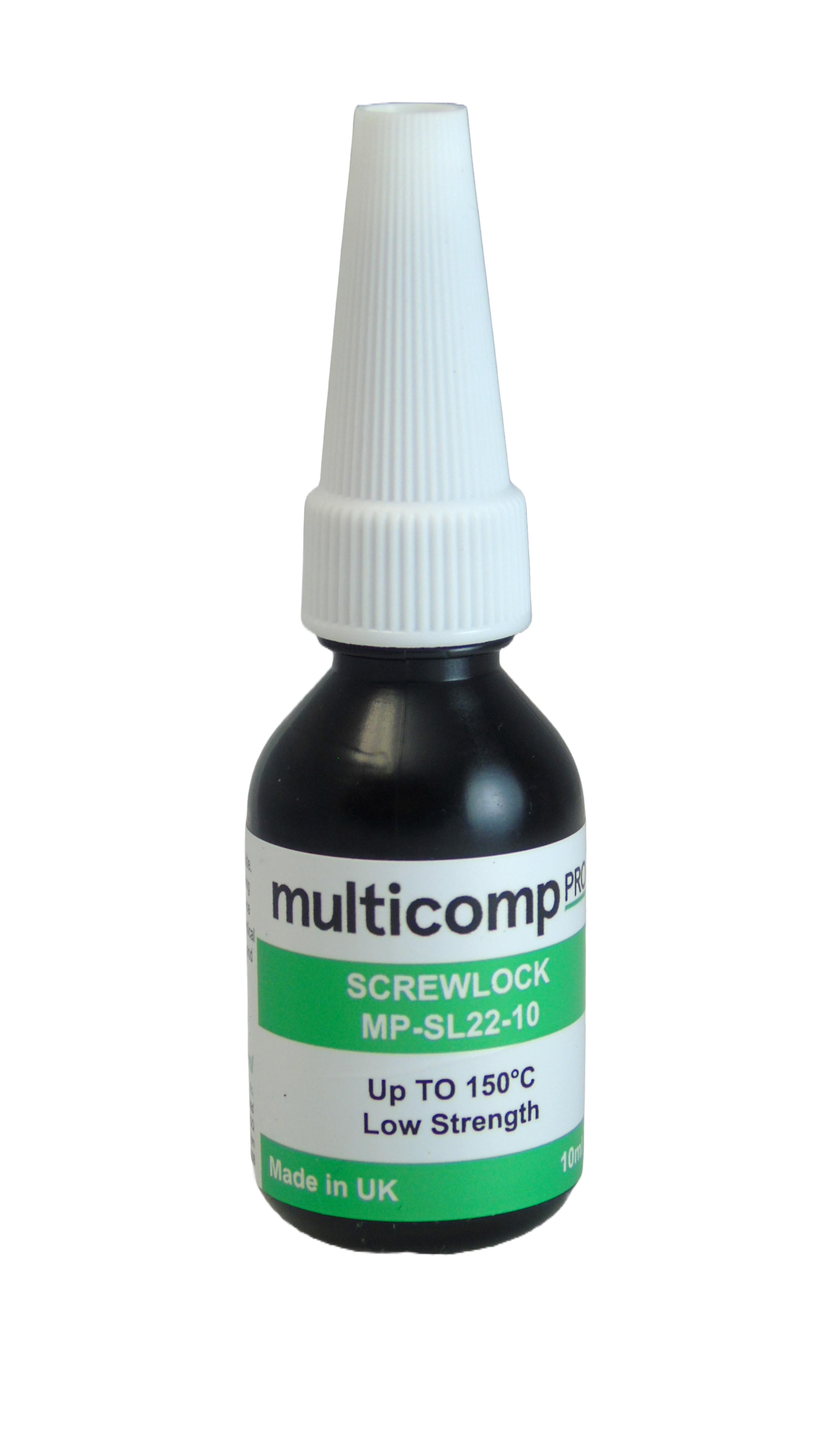 Multicomp Pro Mp-Sl22-10 Screwlock, Low Strength, 10Ml