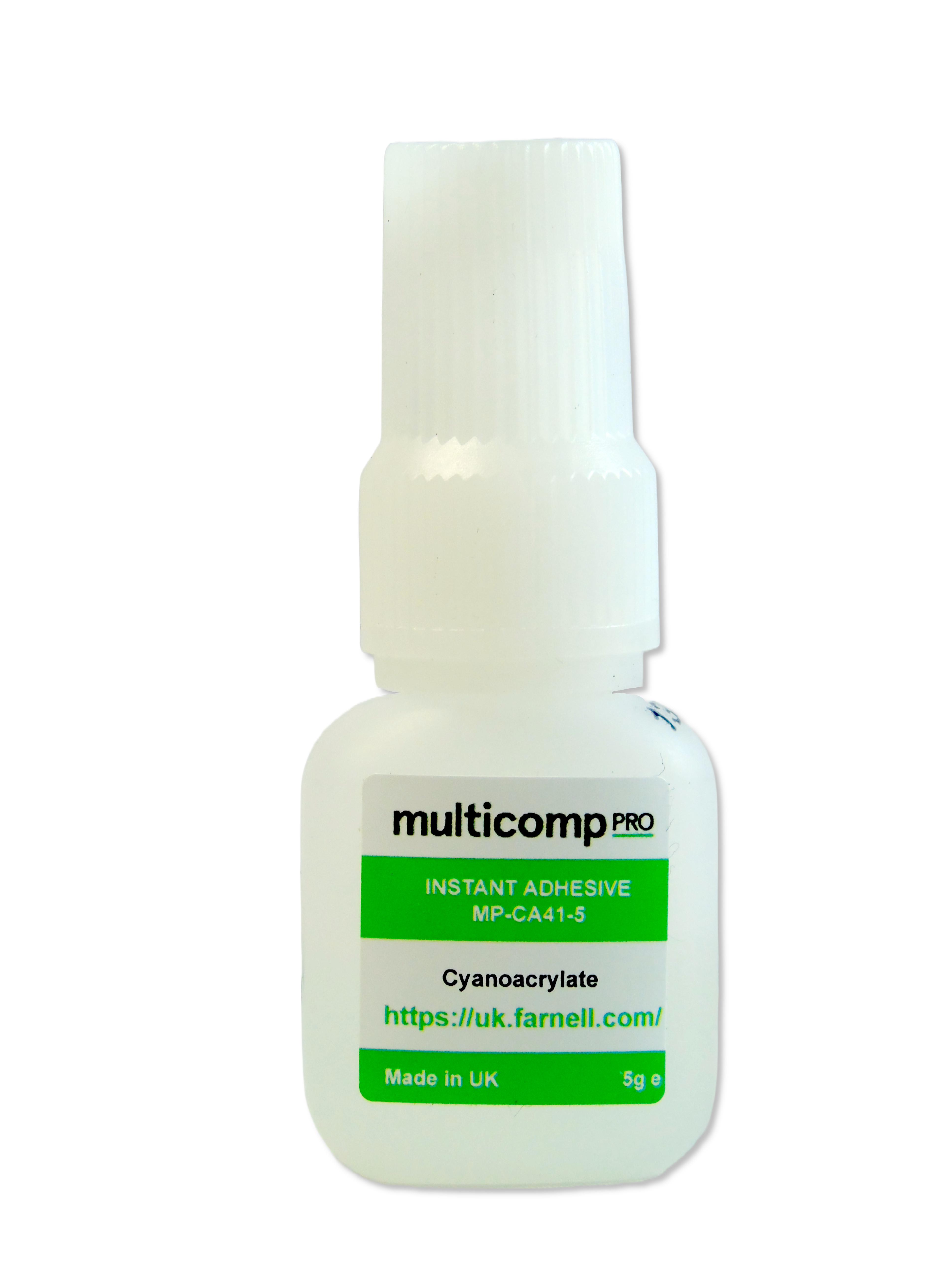 Multicomp Pro Mp-Ca41-5 Cyanoacrylate Adhesive, Clear, 5G