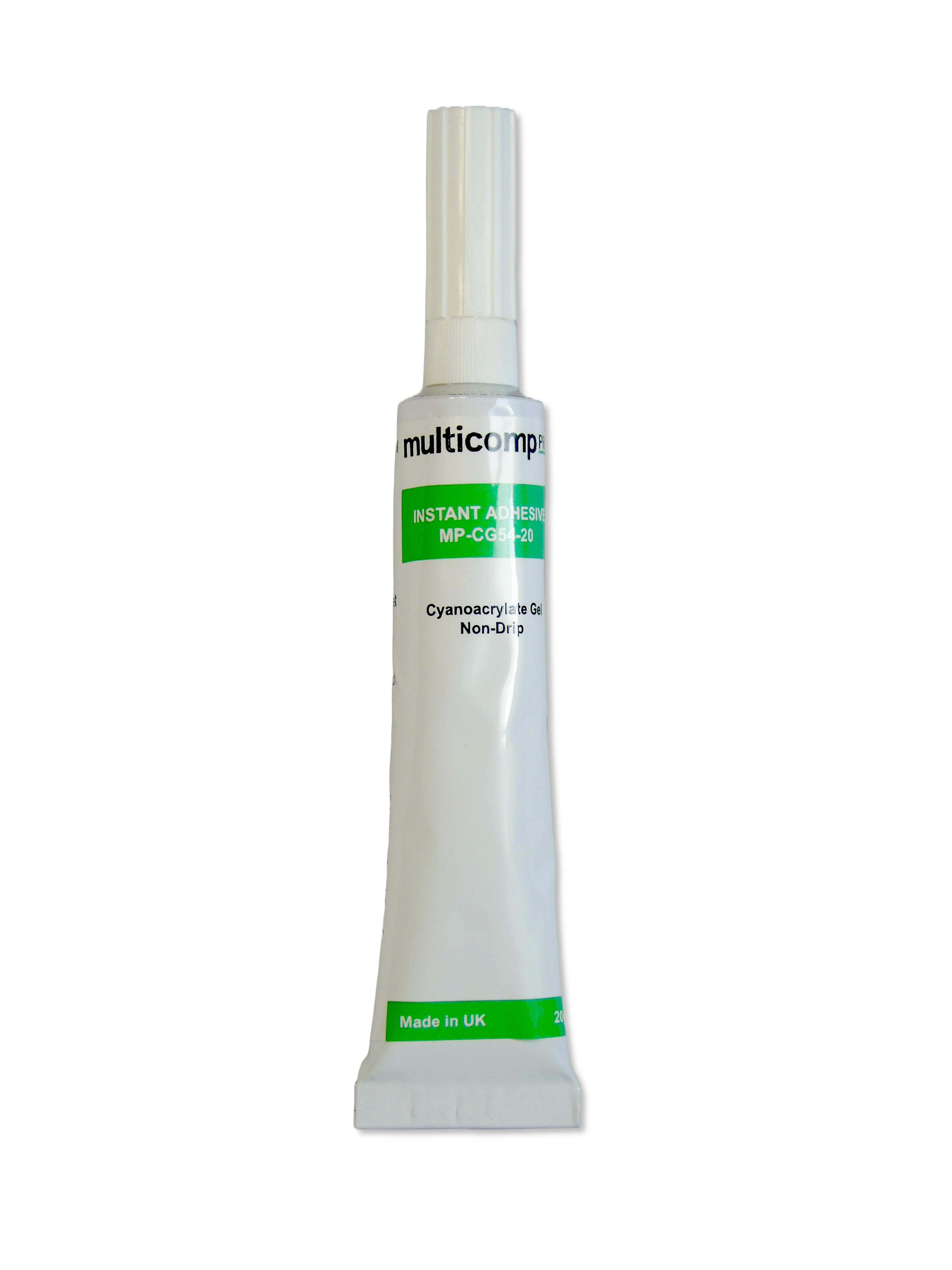 Multicomp Pro Mp-Cg54-20 Cyanoacrylate Gel, Non-Drip, 20G