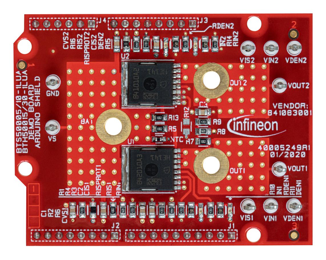 Infineon Boardbts500051Luatobo1 Evaluation Board, High Side Power Switch