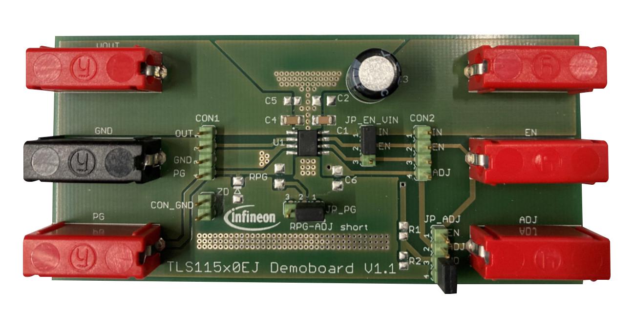 Infineon Tls115B0Ejdemoboardtobo1 Demo Board, Low Dropout Linear Regulator