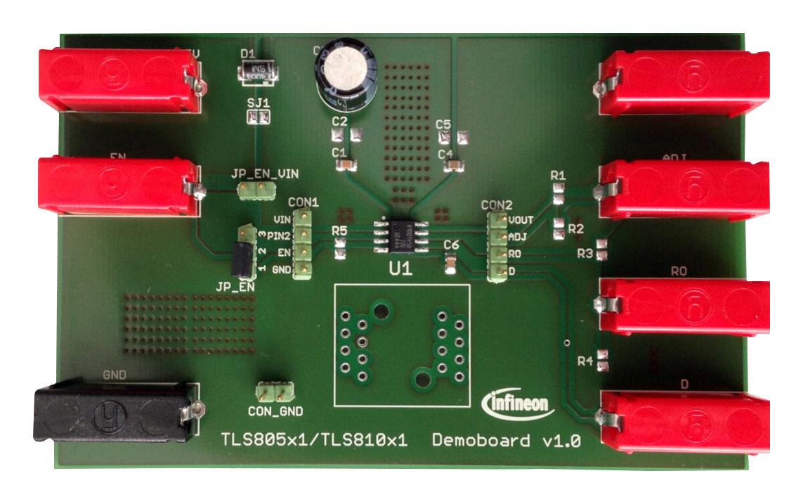 Infineon Tls810B1Ejv50Boardtobo1 Demo Board, Low Dropout Linear Regulator