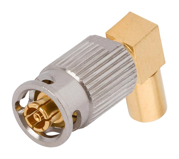 Amphenol SV Microwave 3222-60004 Rf Coax Connector, R/a Smpm Jack, 50 Ohm