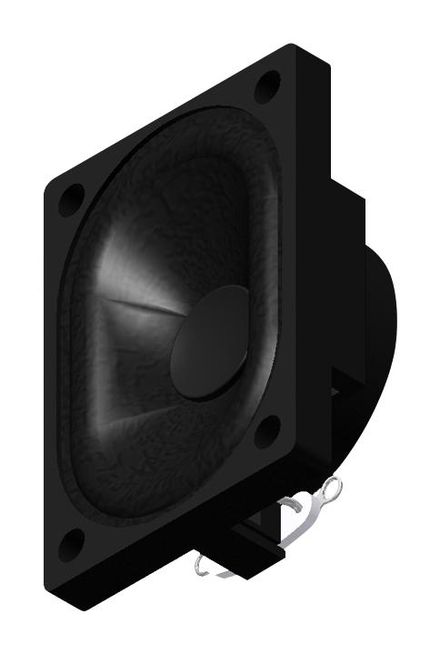 Pui Audio As04004Po-Wr-R Speaker, 370Hz-20Khz, 4Ohm, 85Db