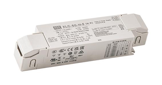 MEAN WELL Xlc-60-H-Sn Led Driver, Constant Power, 60W