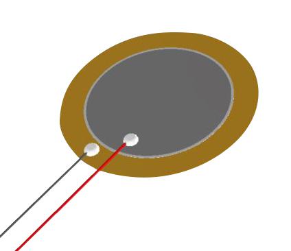 Pui Audio Ab2025B-Lw50-R Piezo Bender, 2.5Khz, 0.08Uf, 500 Ohm