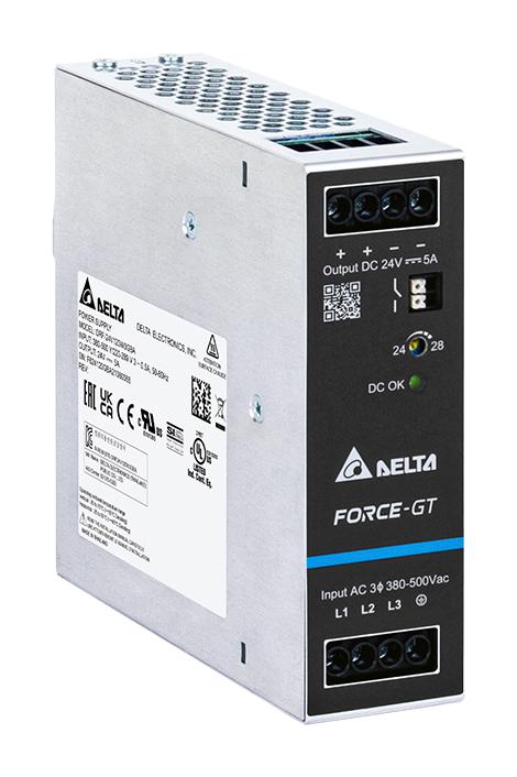 Delta Electronics/power Drf-24V120W3Gba Power Supply, Ac-Dc, 24V, 5A