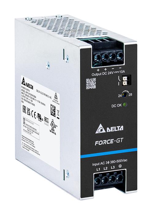 Delta Electronics/power Drf-24V240W3Gba Power Supply, Ac-Dc, 24V, 10A