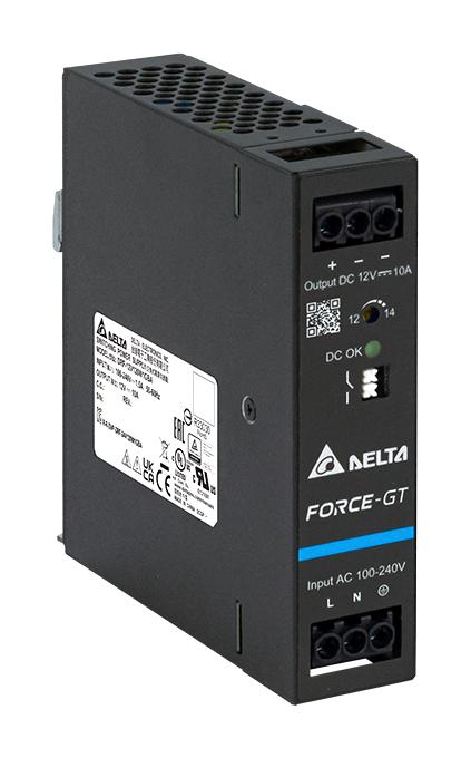 Delta Electronics/power Drf-12V120W1Gba Power Supply, Ac-Dc, 12V, 10A