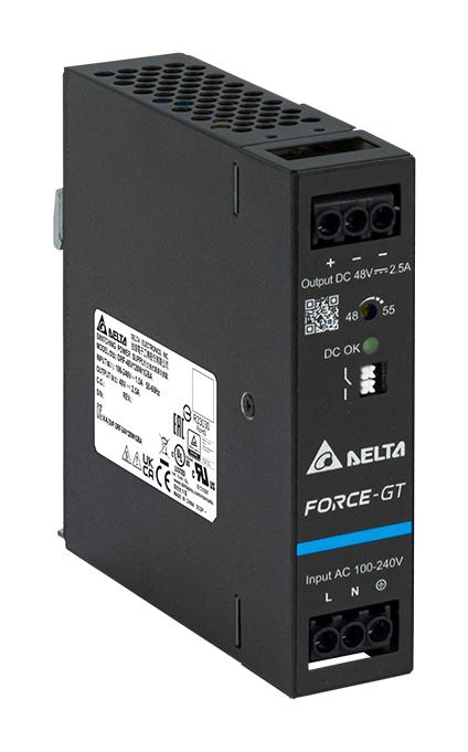 Delta Electronics/power Drf-48V120W1Gba Power Supply, Ac-Dc, 48V, 2.5A