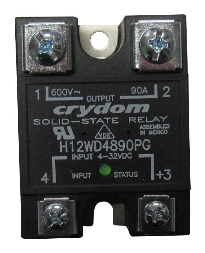 Sensata/crydom H12Wd4890Pg Solid State Relay, Spst-No, 90A, 32Vdc