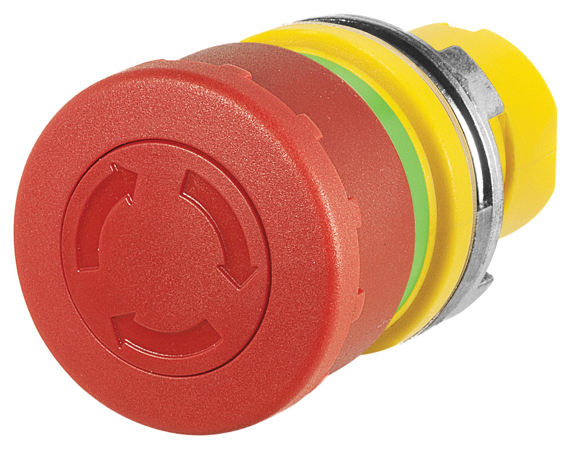 EAO 46-2C36.1M20.000 Actuator, E-Stop Sw, Mushroom, Red, Ip65