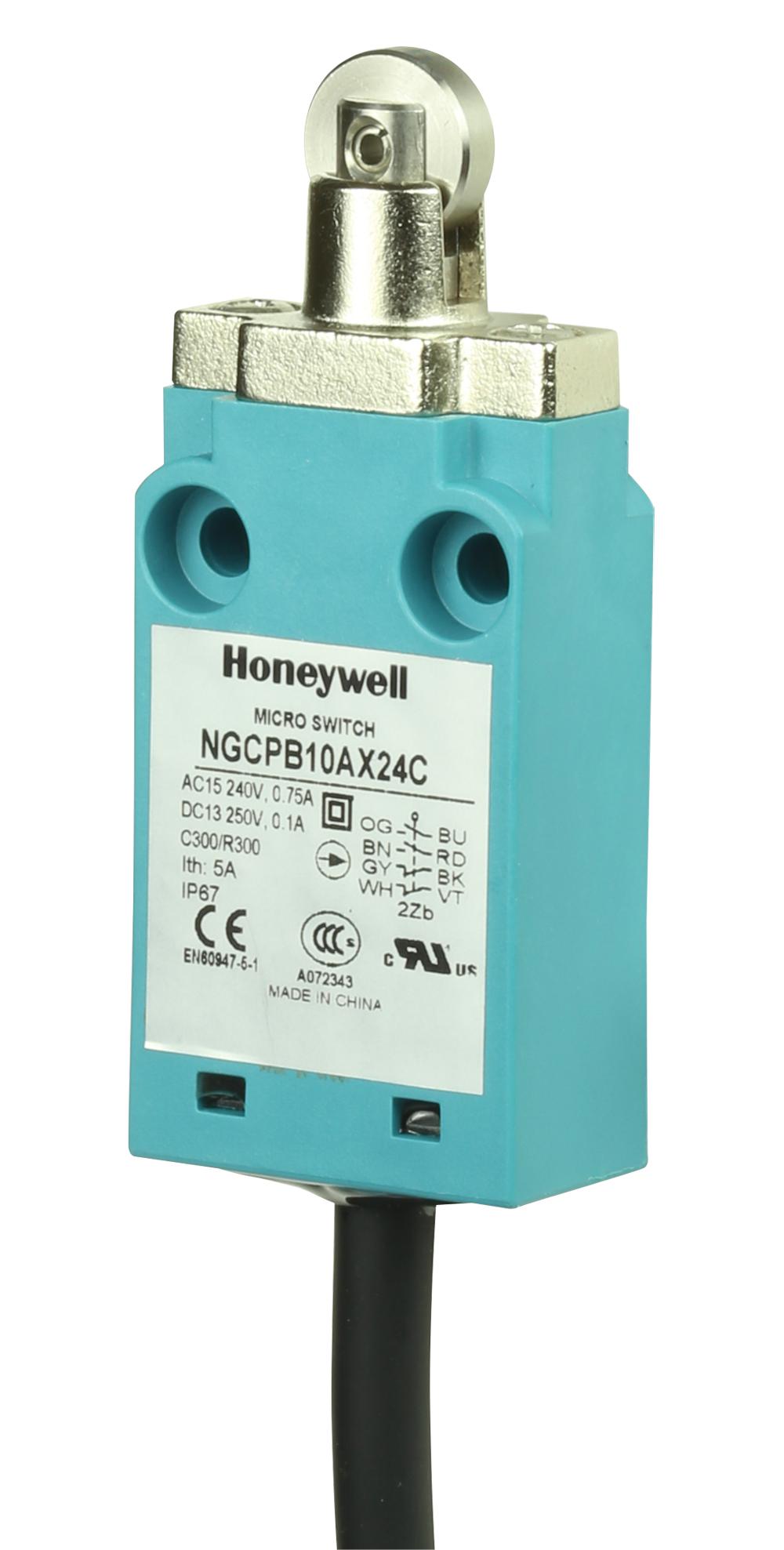 Honeywell/partner Stock Ngcpb10Ax24C Limit Switch, 2Nc-2No, 250Vac, 0.75A